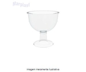 BALEIRO BOMBONIERE PEQUENO TRANSPARENTE 600ML TASIL