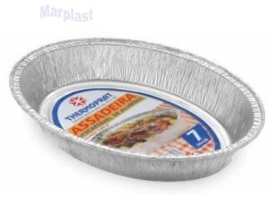 FORMA DE ALUMINO OVAL 7000 ML THERMO