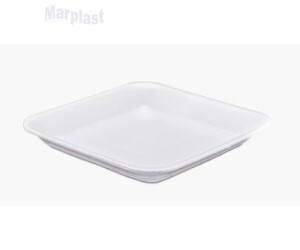 BANDEJA ISOPOR B-1 RASA TRL-01 C/400 UNIDADES TOTALPLAST
