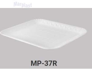 BANDEJA DE ISOPOR QUADRADA MP-37R C/50 MEIWA