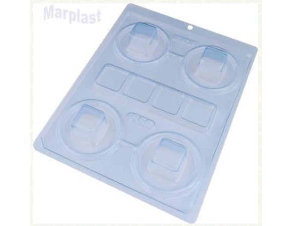 BWB SILICONE MINI CAIXA QUADRADO 4CAV. - 856