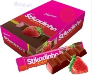 CHOCOLATE STIKADINHO- 1 CAIXA (DISPLAY) C/32 UNIDADES C/ 2,3g CADA - NEUGEBAUER