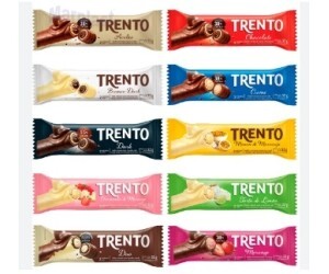 CHOCOLATE TRENTO SABORES DISPLAY C/16 UNIDADES DE 32g CADA