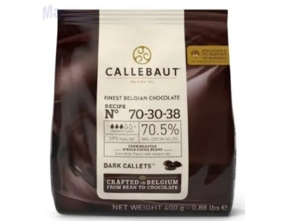 CHOCOLATE AMARGO 70,5% MOEDAS 400GR CALLEBAUT