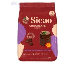 CHOCOLATE NOBRE/GOLD M. AMARGO GOTAS 2KG SICAO