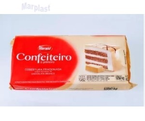 COBERTURA CONFEITEIRO BARRA BRANCO 1,050KG HARALD