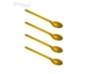 COLHERZINHA DOURADA SOLIDA - C/100 UNIDADES