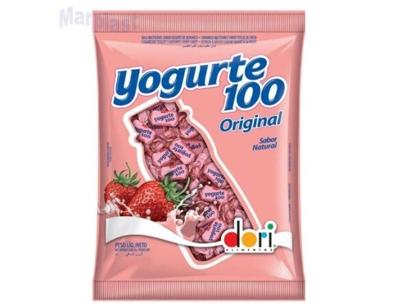 BALA YOGURT100 MORANGO 400G DORI