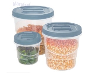 CONJUNTO C/3 PORTA MANTIMENTO C/ROSCA COD.3116 - JAGUAR