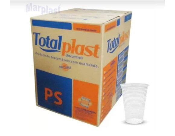 COPO 200ML TR. C/2.500 UNIDADES - TOTALPLAST