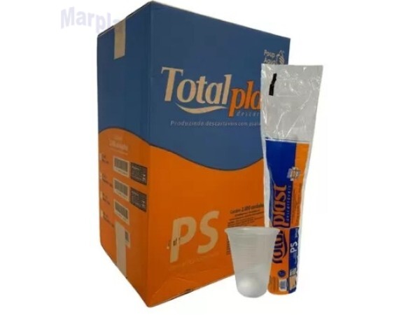 COPO300ML TRANSPARENTE C/2.000UNIDADES - TOTALPLAST