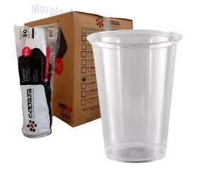 COPO 400ML TRANSLÚCIDO LISO C/1000 COPAZA