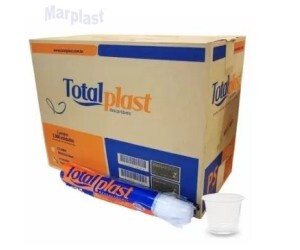 COPO DESCARTÁVEIS 50ML BRANCO C/5000 UNIDADES TOTALPLAST ABNT