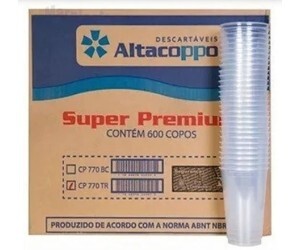 COPO 770ML TR. PP C/600 ALTACOPO