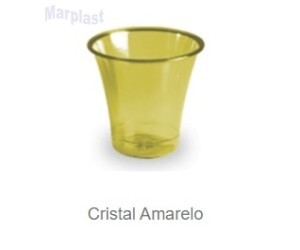 COPO PIC- 010 AMARELO TRANSPARENTE C/50 UNIDADES