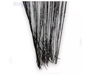 CORTINA DEC. HOLOG. PRETO 2MT