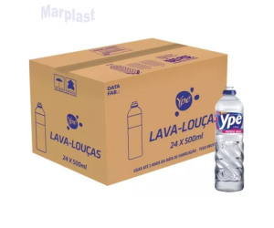 DETERGENTE YPE CLEAR/CRISTAL CAIXA C/24 UNIDADES DE 500ML CADA