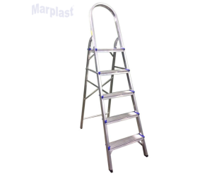 ESCADA EM ALUMINIO 5 DEGRAUS