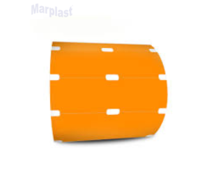 ETIQUETA P/ GONDOLA 105X30 LARANJA GAP LATERAL