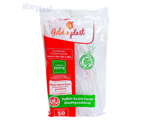 FACA DESCARTAVEL  MASTER CRISTAL C/50 GOLDEN