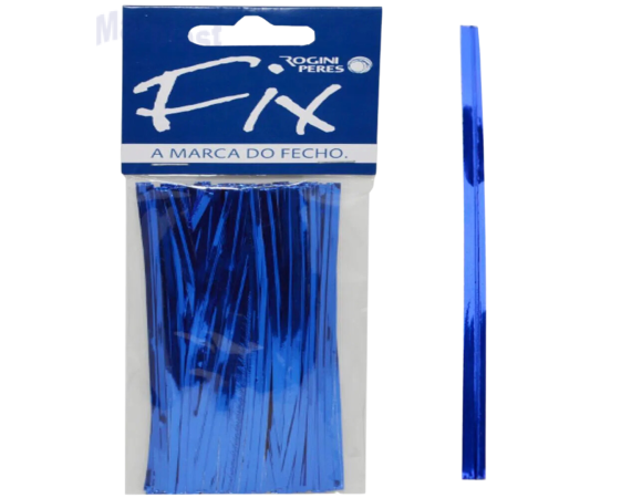 FECHO METALIZADO AZUL 1 PCT C/100 UNIDADES