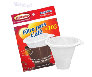 FILTRO P/CAFE LONGA VIDA (TAM. 103) INJETEMP