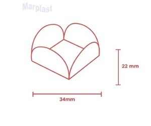 FORMINHA LUXO LISO KRAFT C/50 UNIDADES