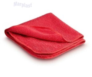 PANO MICROFIBRA 30X30 VERMELHO LISO