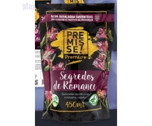 SABONETE LIQ. SEGREDOS ROMANCE 450ML PREMISSE 110005-450