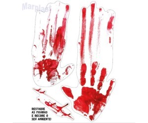 HALLOWEEN ADESIVO MÃOS DE SANGUE - REGINA 119052.0