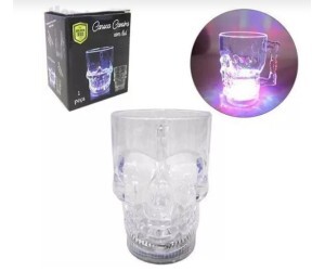 HALLOWEEN CANECA C/ LED CAVEIRA 350ML