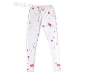 HALLOWEEN CALÇA LEGGING MANCHA SANGUE