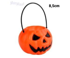 HALLOWEEN MINI BALDE ABOBORA LARANJA TOYMASTER 0761