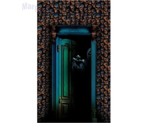 HALLOWEEN PAINEL PLASTICO GRANDE REGINA