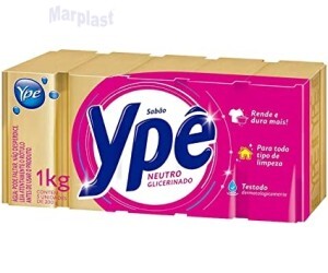 SABÃO EM BARRA YPE NEUTRO PCT. 5X200 G.