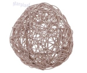 NATAL BOLA RATTAN NUDE 20CM