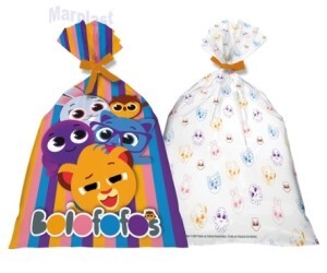 BOLOFOFOS SACOLA PLÁSTICA C/08 UNIDADES