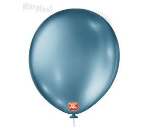BALÃO SÃO ROQUE - TAMANHO 16 - C/10 UNIDADES - METALIC AZUL