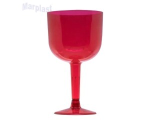 TAÇA PLÁSTICA PIT-500 GIN VERMELHA C/4 UNIDADES PLASTILANIA