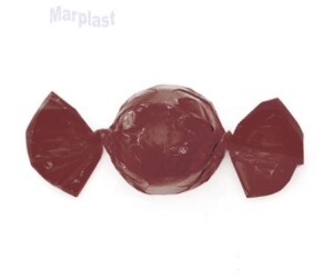 EMBALAGEM PARA TRUFA 14,5X15,5 LISO CASTANHO C/100 UNIDADES