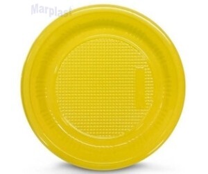 PRATO P/ BOLO 15CM C/10 UNIDADES AMARELO