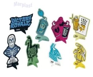 FORTNITE DECORAÇÃO DE MESA C/08 UNIDADES