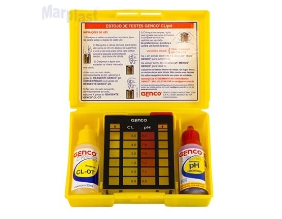 GENCO KIT TESTE PH/CLORO
