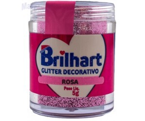 GLITTER P/ DECORAÇÃO ROSA 5G BRILHART