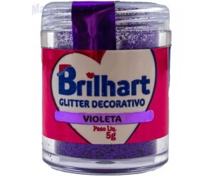 GLITTER P/ DECORAÇÃO VIOLETA 5G BRILHART