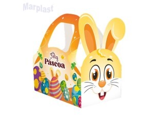 PÁSCOA CESTA COELHO NINHO GRANDE