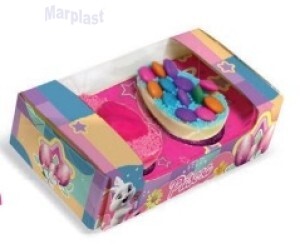 PÁSCOA CAIXA P/2 OVOS 50GR C/4 UNIDADES GLITTER