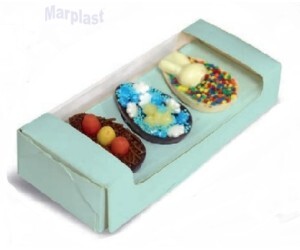 PÁSCOA CAIXA P/3 OVOS 50GR C/4 UNIDADES NEO MINT