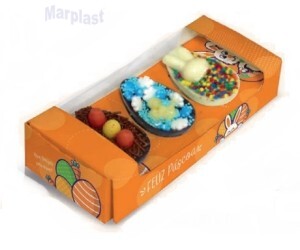 PÁSCOA CAIXA P/3 OVOS 50GR C/4 UNIDADES COELHO