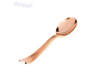 PÁSCOA COLHER SOBREMESA LINHA ROSE PREMIUM C/8 UNIDADES SILVER